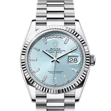 ロレックス デイデイト 128236 アイスブルー プラチナ 36mm