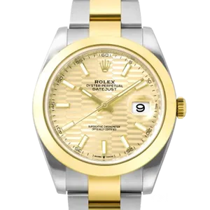 【2024年10月】ロレックス デイトジャスト 126303 ステンレススチール+イエローゴールド 41mm フルーテッドモチーフゴールデン 新品