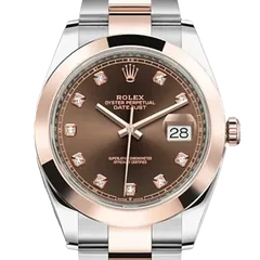 ロレックス デイトジャスト 126301G チョコレート 中古