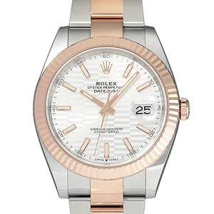 【2023年06月】ロレックス デイトジャスト 126331 ステンレススチール+エバーローズゴールド 41mm シルバー 未使用品