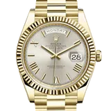 ロレックス デイデイト 228238 シルバー イエローゴールド 40mm