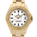 ロレックス ヨットマスター1 68628 ホワイト イエローゴールド 34mm