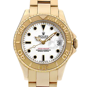 【2025年02月】ロレックス ヨットマスター1 68628 イエローゴールド 34mm ホワイト 中古品