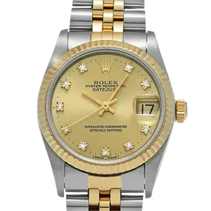 【2022年06月】ロレックス デイトジャスト 68273G ステンレススチール+イエローゴールド 31mm シャンパン 中古品