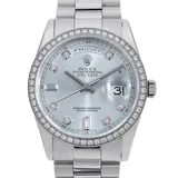 ロレックス デイデイト 118346A アイスブルー プラチナ 36mm