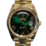 ロレックス デイデイト 228238 グリーン イエローゴールド 40mm