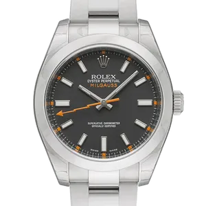 【2024年01月】ロレックス ミルガウス 116400 ステンレススチール 40mm ブラック 中古品