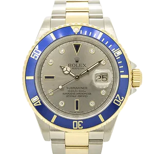 【2022年10月】ロレックス サブマリーナーデイト 16613SG ステンレススチール+イエローゴールド 40mm シルバー 中古品