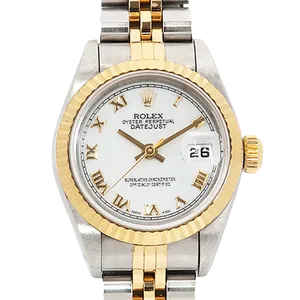 【2025年01月】ロレックス デイトジャスト 69173 ステンレススチール 26mm ホワイト 中古品