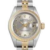 ロレックス デイトジャスト 69173 グレー ステンレススチール+イエローゴールド 24mm