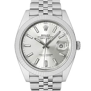 【2025年01月】ロレックス デイトジャスト 126334 ステンレススチール+ホワイトゴールド 41mm シルバー 未使用品