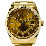 ロレックス スカイドゥエラー 336938 シャンパン イエローゴールド 42mm