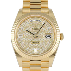 【2023年06月】ロレックス デイデイト 228238 イエローゴールド 40mm パフェダイヤ 未使用品