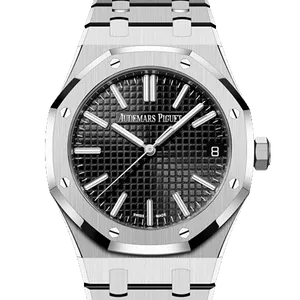 【2025年01月】オーデマピゲ ロイヤルオーク50周年記念ローター 15510ST.OO.1320ST.02 ステンレススチール 41mm ブラック 中古品