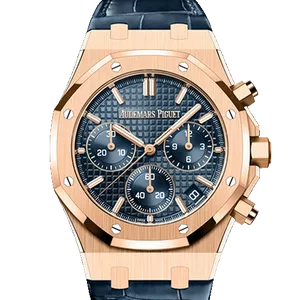 【2024年11月】オーデマピゲ ロイヤルオーク50周年モデル 26240OR.OO.D315CR.01 ピンクゴールド 41mm ナイトブルー 中古美品