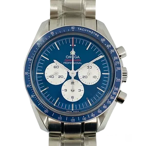 【2024年09月】オメガ スピードマスター 522.30.42.30.03.001 ステンレススチール 42mm ブル﻿ー 中古品