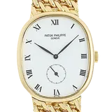 パテックフィリップ ゴールデンエリプス 3948/017 ホワイト イエローゴールド 32mm