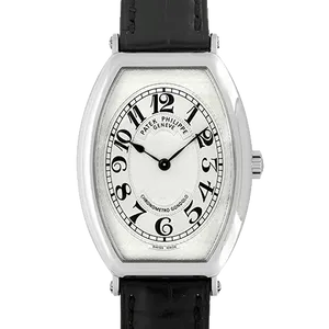 【2021年11月】パテックフィリップ ゴンドーロ 5098P-001 プラチナ 32mmx42mm シルバー 中古品