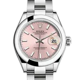 ロレックス デイトジャスト 279160 ピンク ステンレススチール 28mm