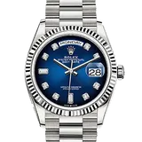 ロレックス デイデイト 128239 ブルーオンブレ ホワイトゴールド 36mm