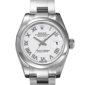 【2024年04月】ロレックス デイトジャスト 179160 ステンレススチール 26mm ホワイト 中古品