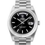 ロレックス デイデイト 228239A ブラック ホワイトゴールド 40mm