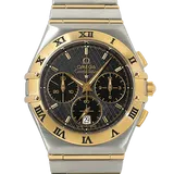 オメガ コンステレーション 1242.50 ブラック ステンレススチール+イエローゴールド 37mm