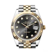 126333G 10Pダイヤ ブラック ジュビリーブレス