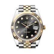 126333G 10Pダイヤ ブラック ジュビリーブレス