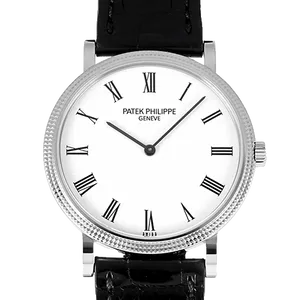 【2023年04月】パテックフィリップ カラトラバ 5120G-001 ホワイトゴールド 34mm ホワイト 中古品