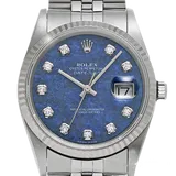 ロレックス デイトジャスト 16234G ソーダライト ステンレススチール 36mm