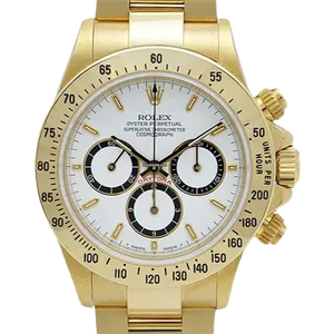 【2024年05月】ロレックス デイトナ 16528 イエローゴールド 40mm ホワイト 中古品