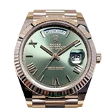 ロレックス デイデイト 228235 オリーブグリーン エバーローズゴールド 40mm