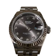 279174 ダークグレー 10Pダイヤ ジュビリーブレス