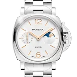パネライ ルミノール・ドゥエ PAM01301 ホワイト ステンレススチール 38mm