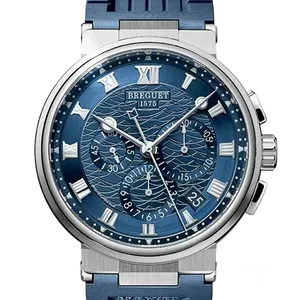 【2023年12月】ブレゲ マリーン 5527BB_Y2_5WV ホワイトゴールド 42.3mm ブルー 中古品