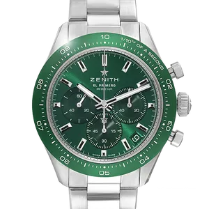 【2024年04月】ゼニス クロノマスター 03.3107.3600_56.M3100 ステンレススチール 41mm グリーン 新品