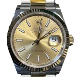 ロレックス デイトジャスト 126233 シャンパン ステンレススチール+イエローゴールド 36mm