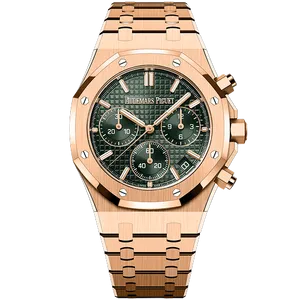 【2025年05月】オーデマピゲ ロイヤルオークロイヤル オーク クロノグラフ 26240OR.OO.1320OR.08 ピンクゴールド 41mm カーキグリーン 中古品
