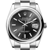 ロレックス デイトジャスト 126200 ブラック ステンレススチール 36mm