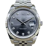 ロレックス デイトジャスト 126334 スレート/ダイヤ ステンレススチール 41mm