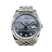 126334G スレート 10Pダイヤ ジュビリーブレス
