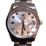 ロレックス デイデイト 118239A シルバー ホワイトゴールド 36mm