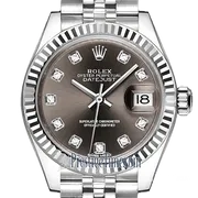 279174 ダークグレー 10Pダイヤ ジュビリーブレス