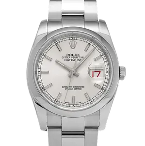 【2024年11月】ロレックス デイトジャスト 116200 ステンレススチール 36mm シルバー 新品