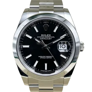 【2025年04月】ロレックス デイトジャスト 126300 ステンレススチール 41mm ブラック 新品