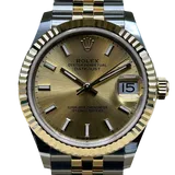 ロレックス デイトジャスト 278273 シャンパン ステンレススチール+イエローゴールド 31mm