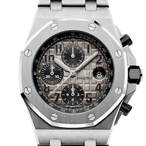 【2024年11月】オーデマピゲ ロイヤルオーク オフショア 26470PT.OO.1000PT.01 プラチナ  スモークグレー 中古品