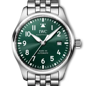 【2024年10月】IWC パイロットウォッチ IW328206 ステンレススチール 40mm グリーン 中古品