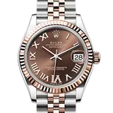 ロレックス デイトジャスト 278271 チョコレート ステンレススチール+エバーローズゴールド 31mm